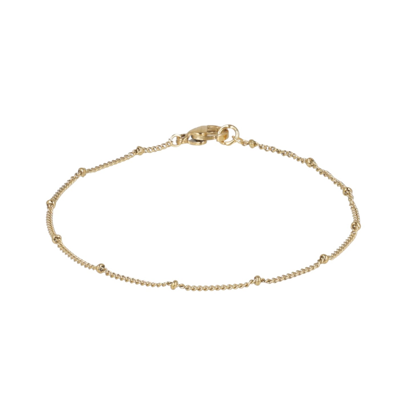 Beaded Bracelet (Gold Plated)