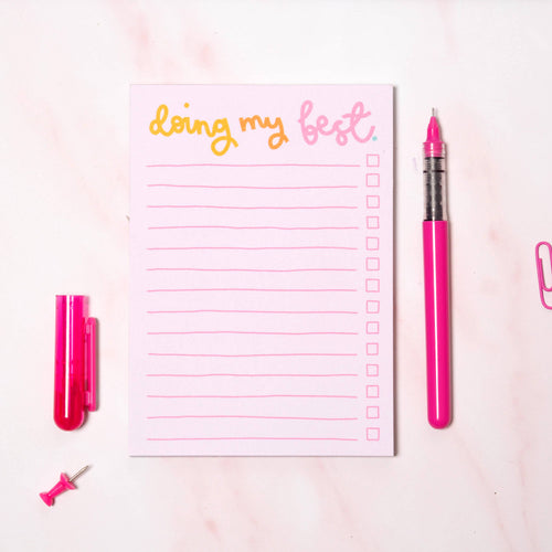 A6 Notepad - Doing My Best