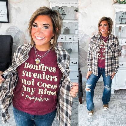 Just A Glimpse Button Down - Olive
