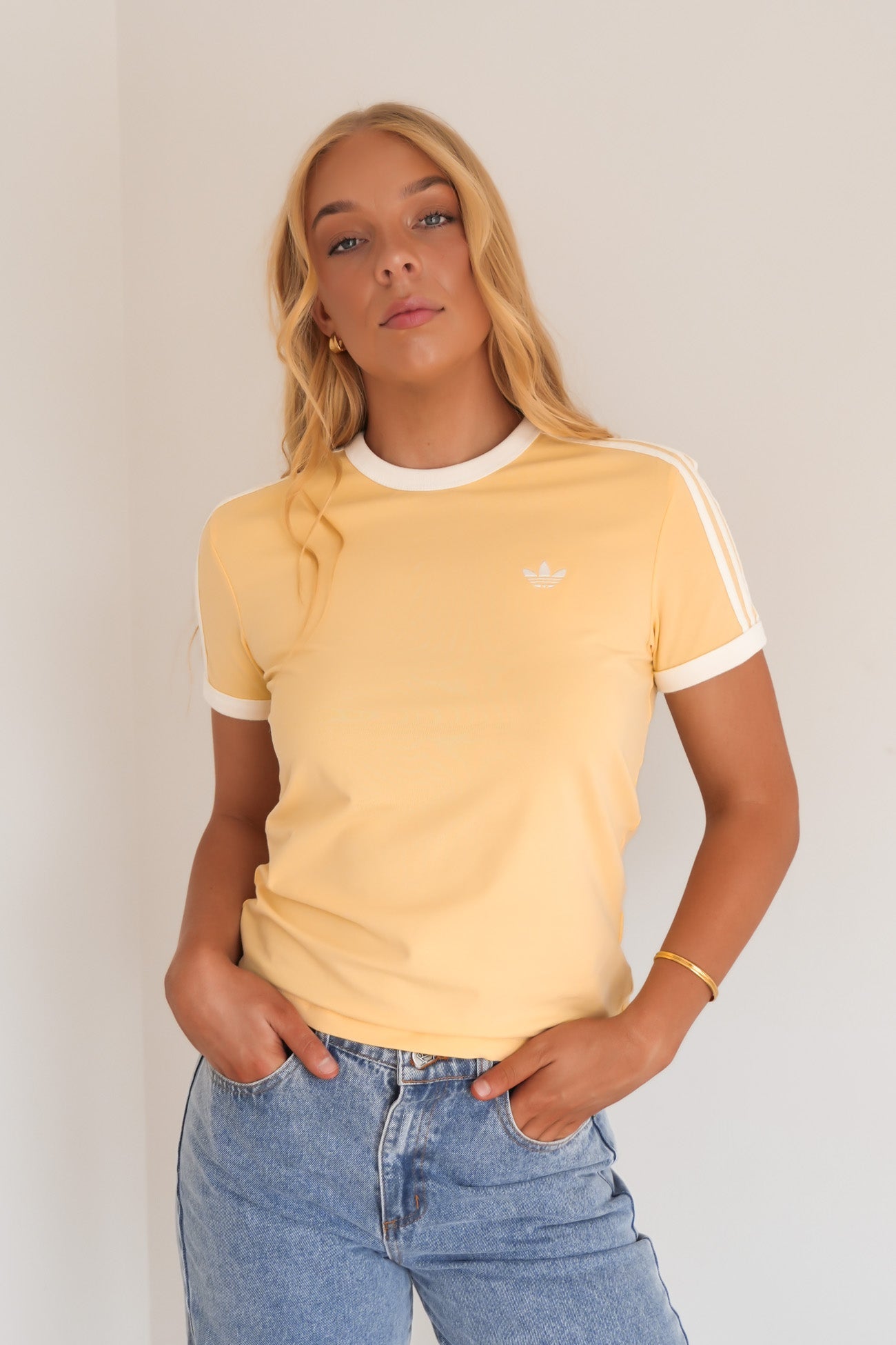 3 Stripe Slim Tee