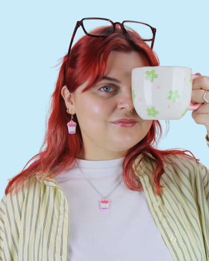 All I Need Is Coffee And Books Necklace