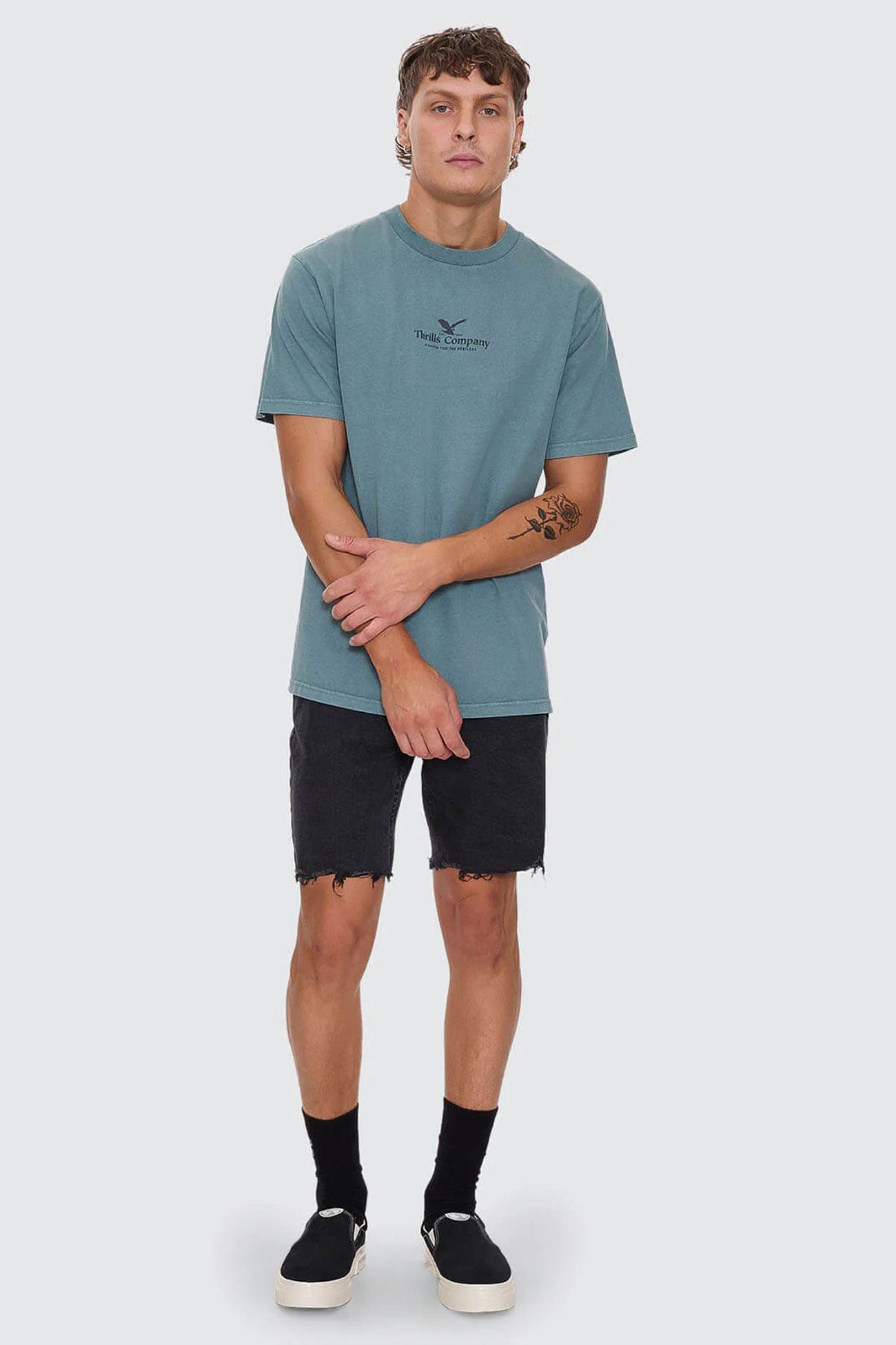 A Haven For The Restless Merch Fit Tee Green Coast
