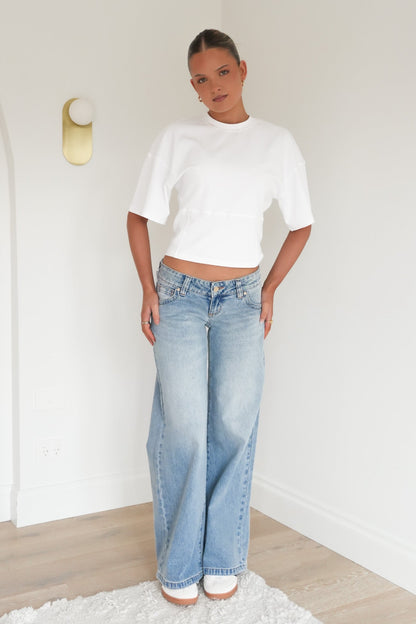 A 00 Super Low & Wide Jean Jody