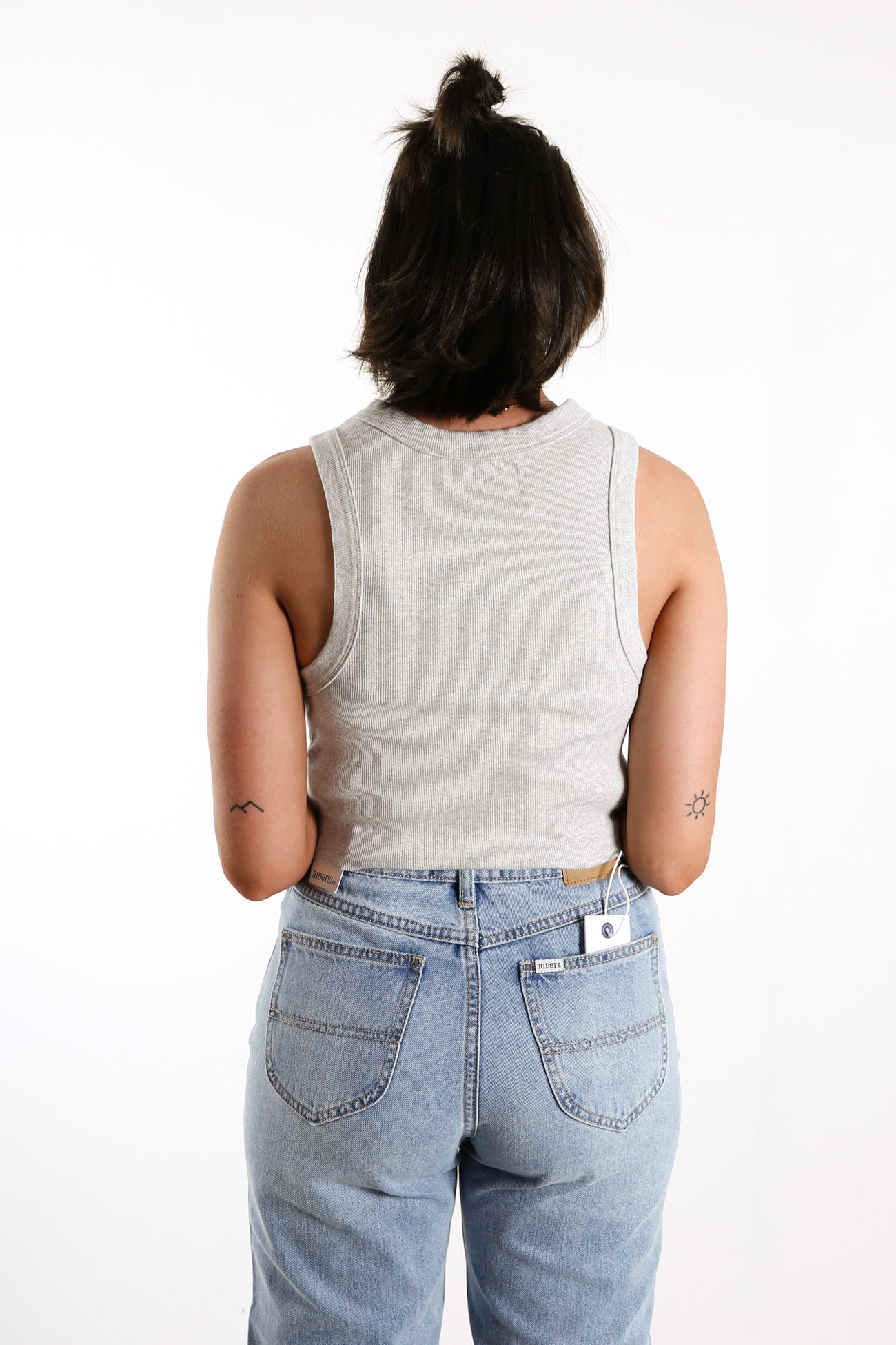 A Heather Singlet Grey Marle