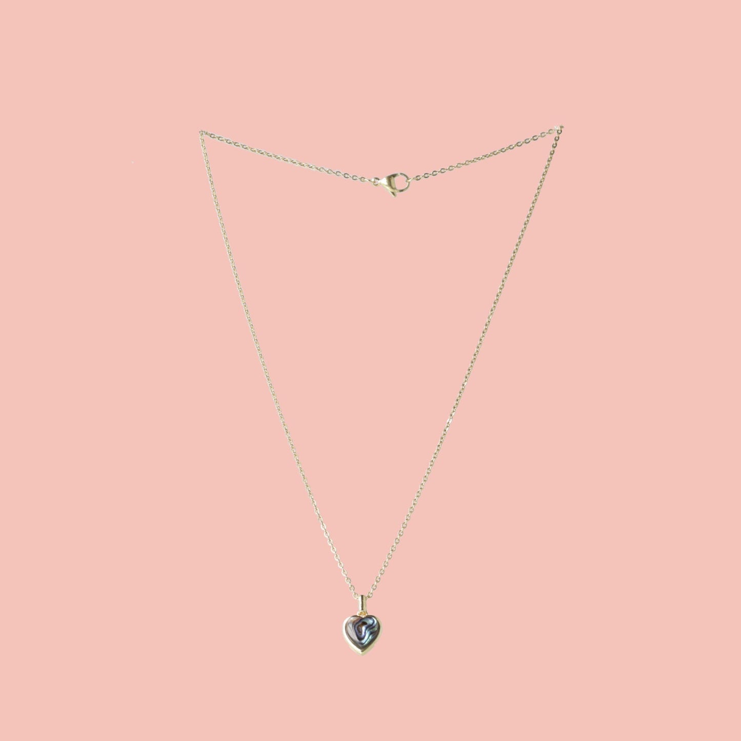 Abalone Heart Necklace