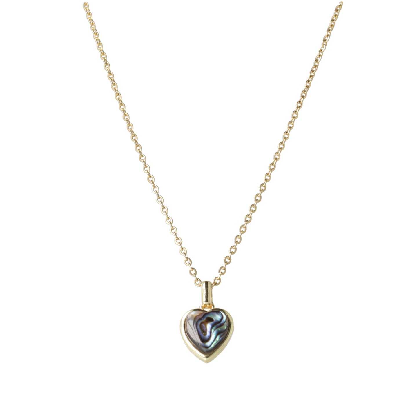 Abalone Heart Necklace