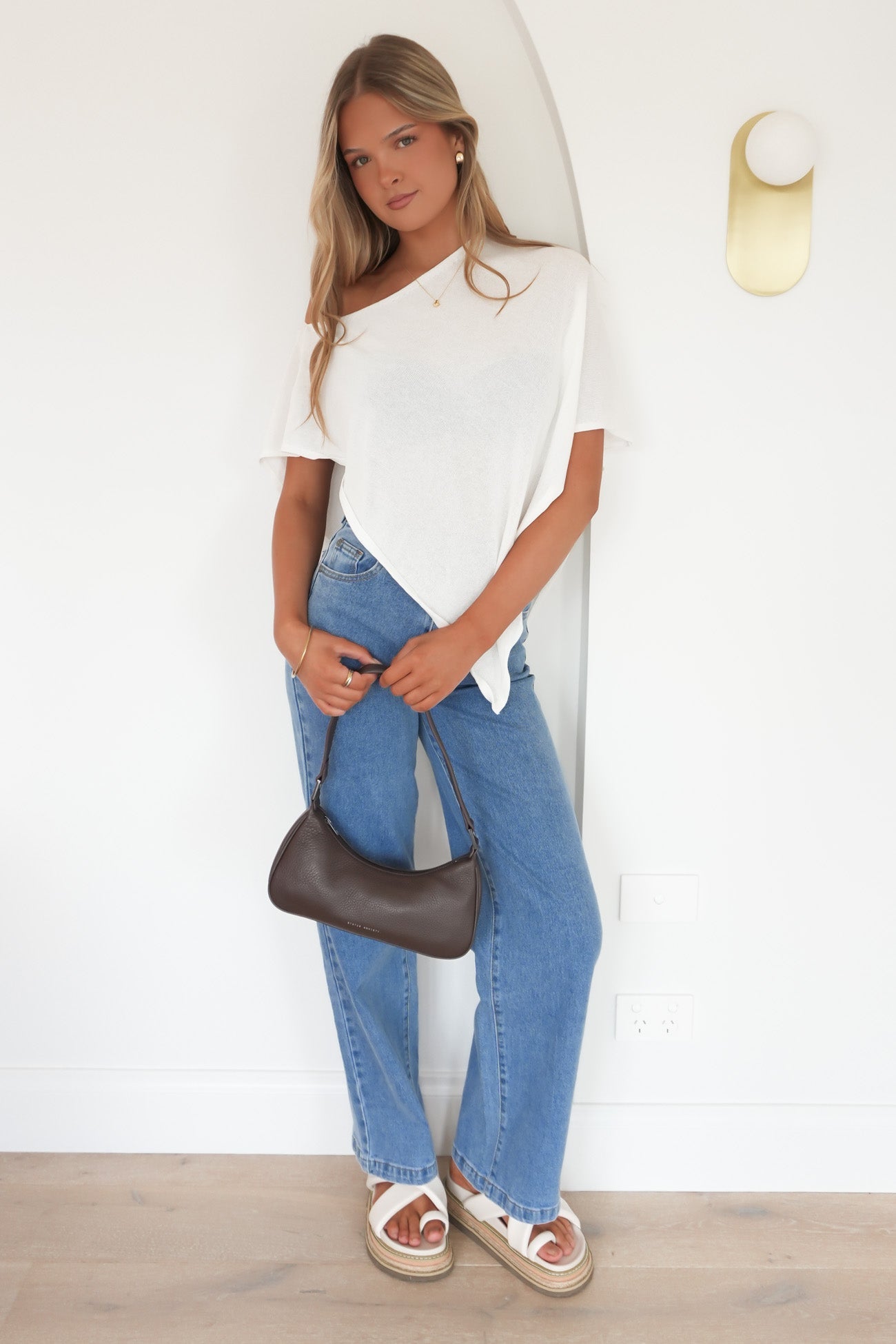 Aaliyah Top White