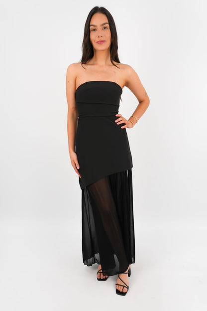 Alessia Midi Dress Black