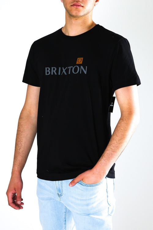 Alpha Shield Short Sleeve Tee Black