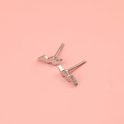 Amped Up Lightning Bolt Stud Earrings