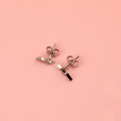 Amped Up Lightning Bolt Stud Earrings