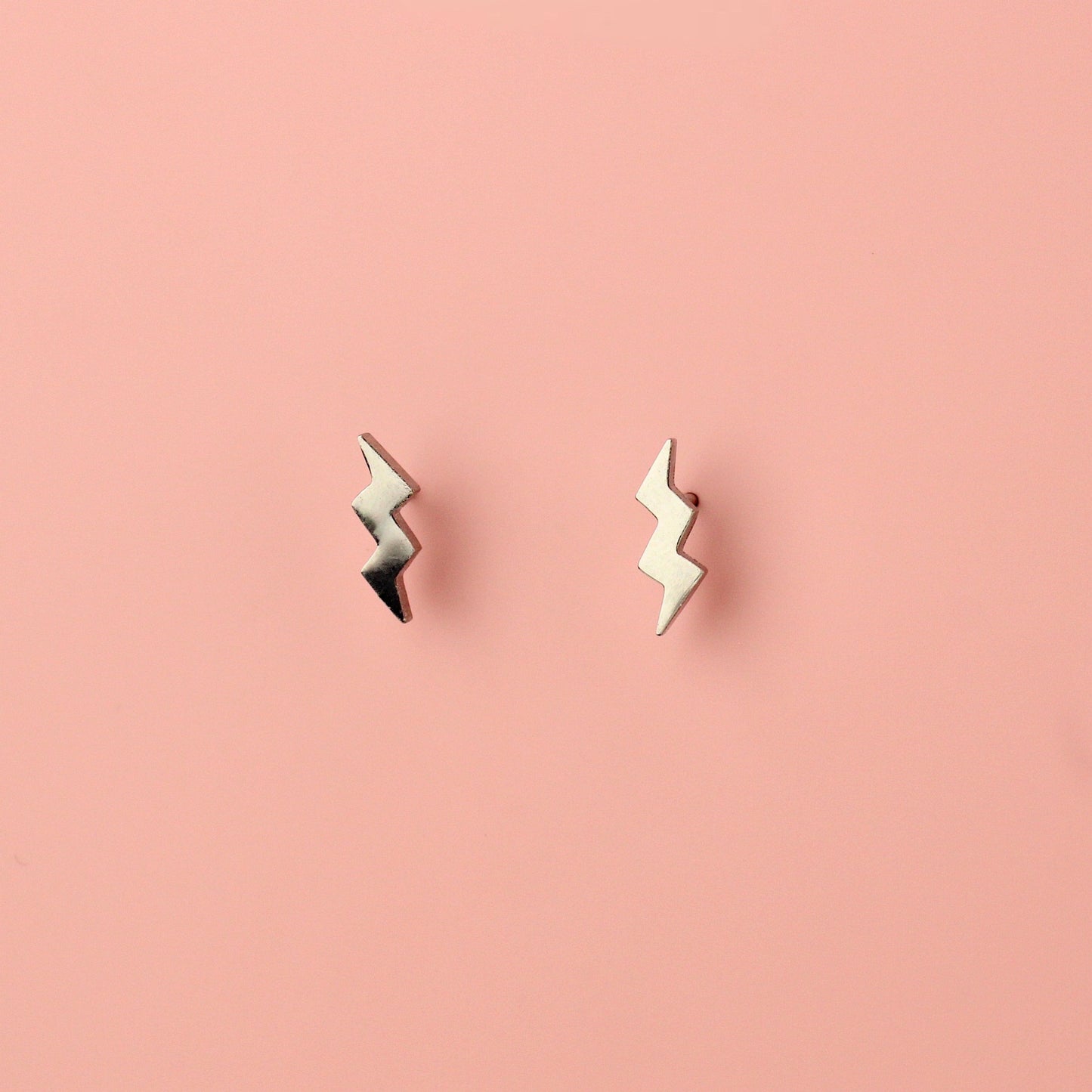 Amped Up Lightning Bolt Stud Earrings