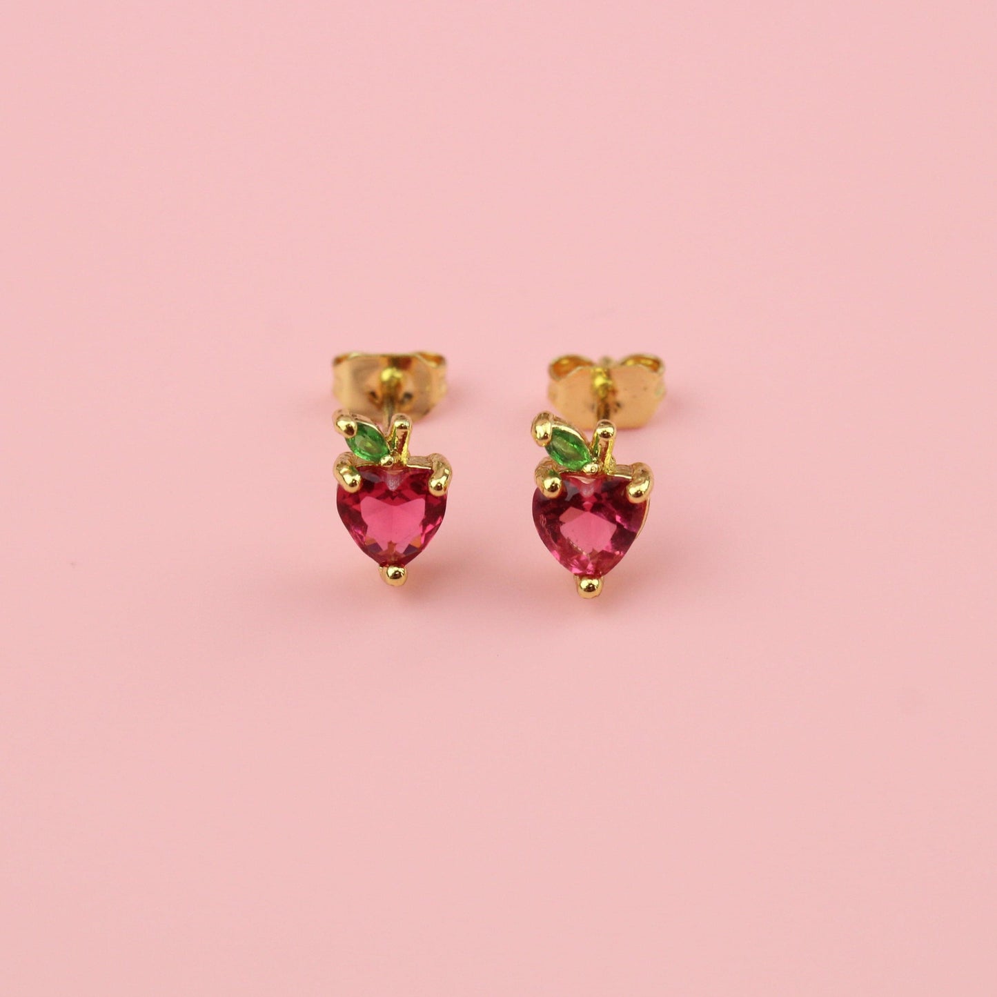 An Apple A Day Stud Earrings