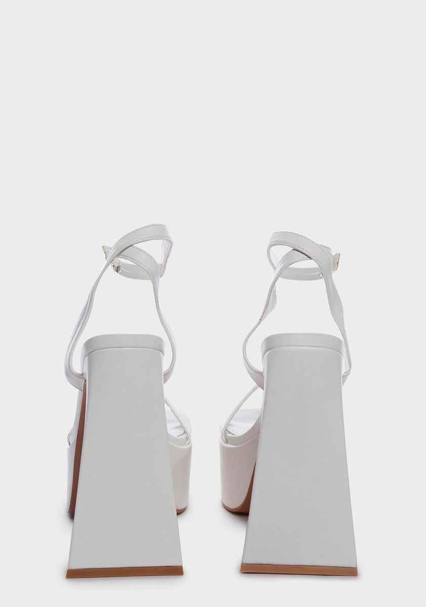 Angel On The Beat Platform Heels