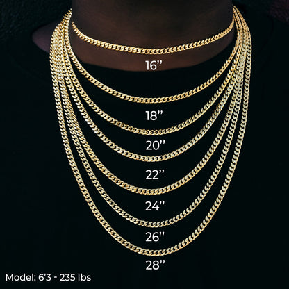 Diamond Rope Chain in Yellow Gold- 8mm