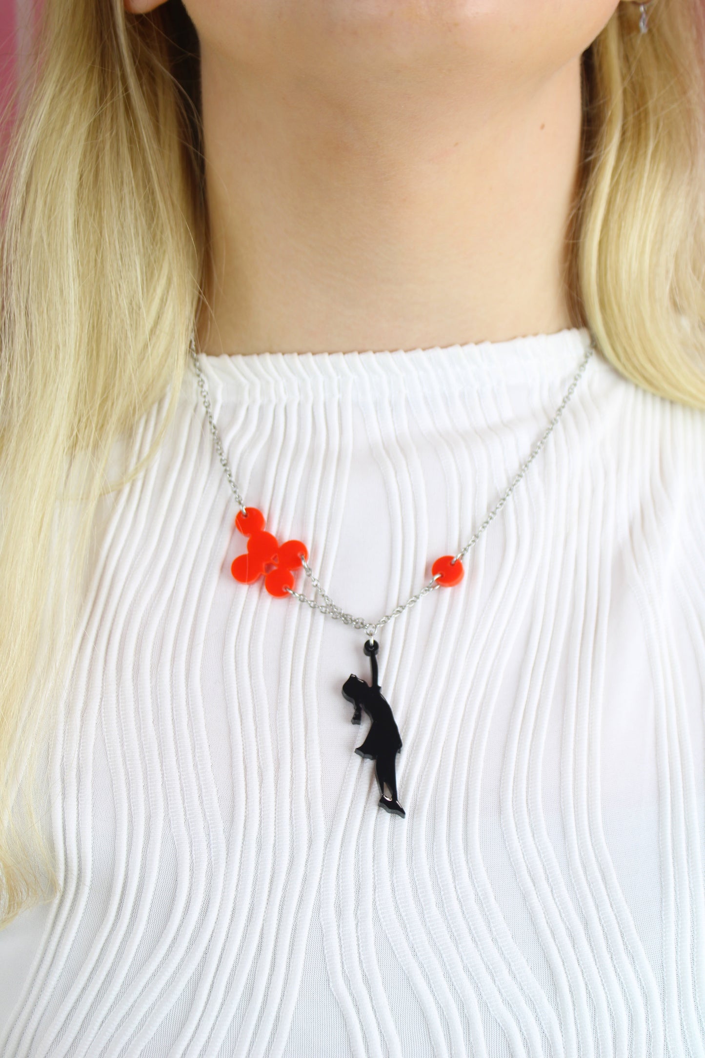 Balloon Girl Necklace