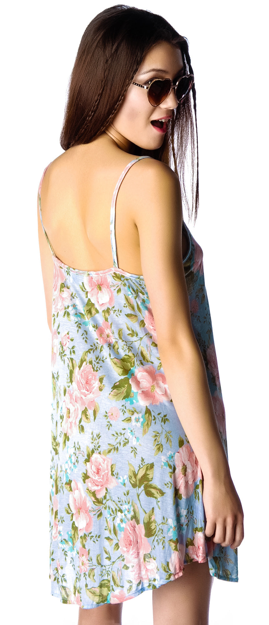 Antler Feathers Slip Dress