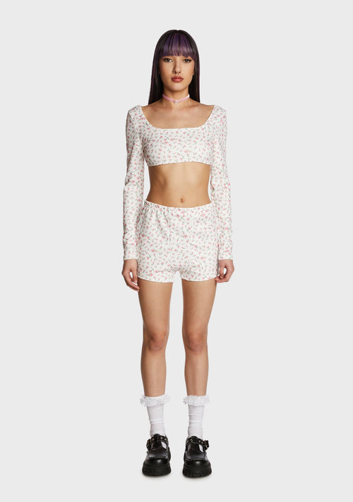 Among Beauty Shorts Set