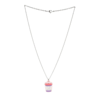 All I Need Is Coffee And Books Necklace