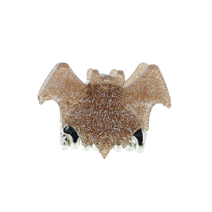 Baby Glitter Bat Claw Clip - Gold