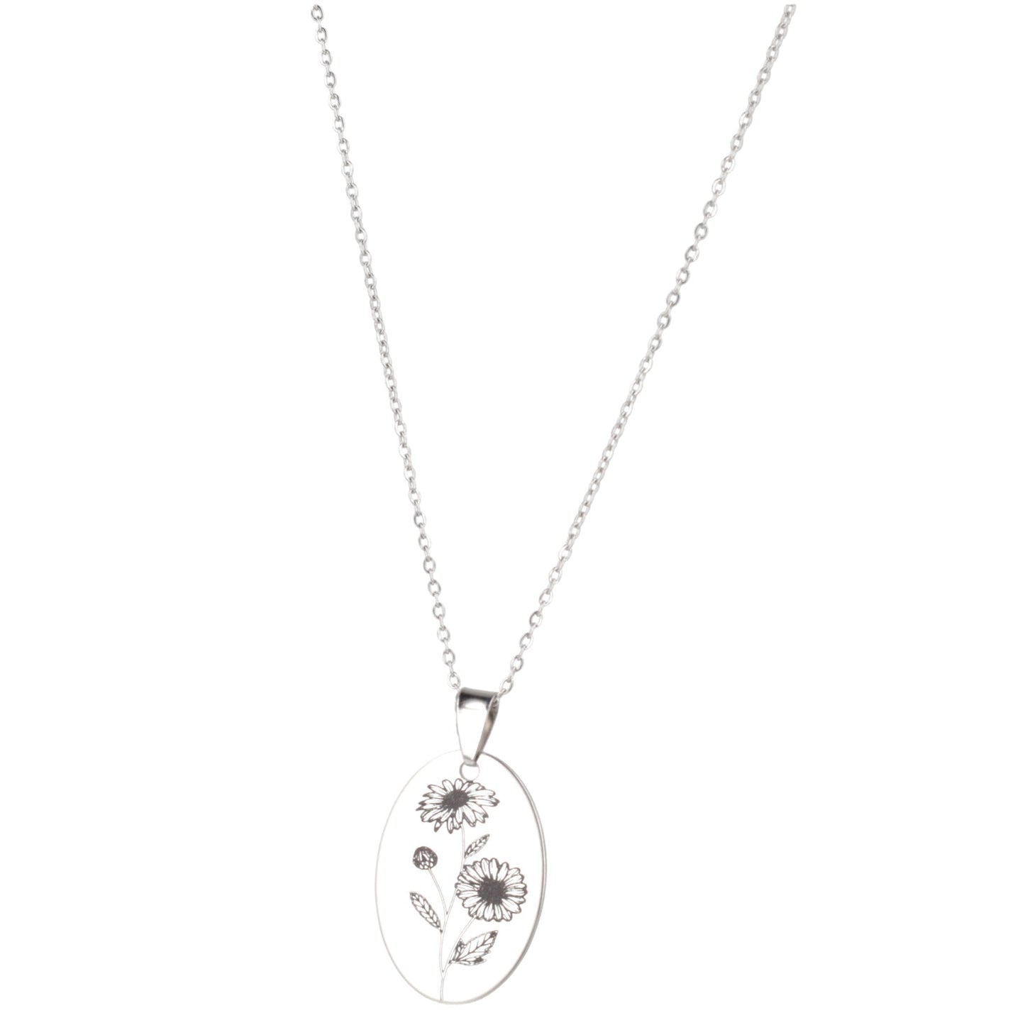 April Birth Flower Necklace - Daisy