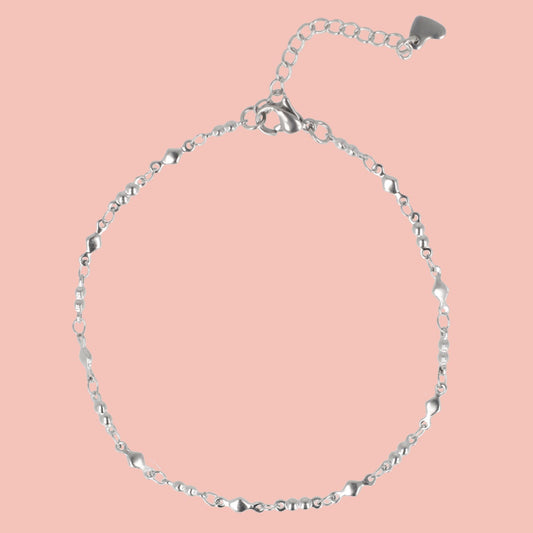 Beaded Diamond Anklet