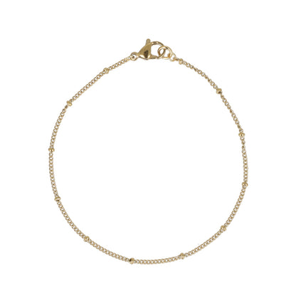 Beaded Bracelet (Gold Plated)