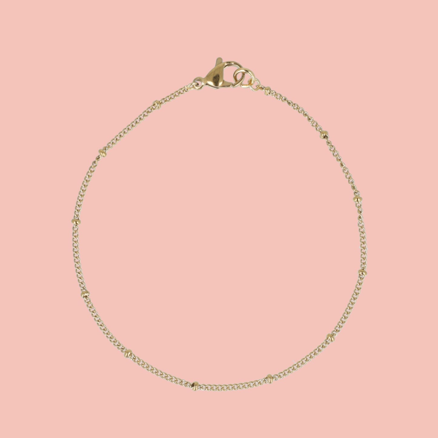 Beaded Bracelet (Gold Plated)