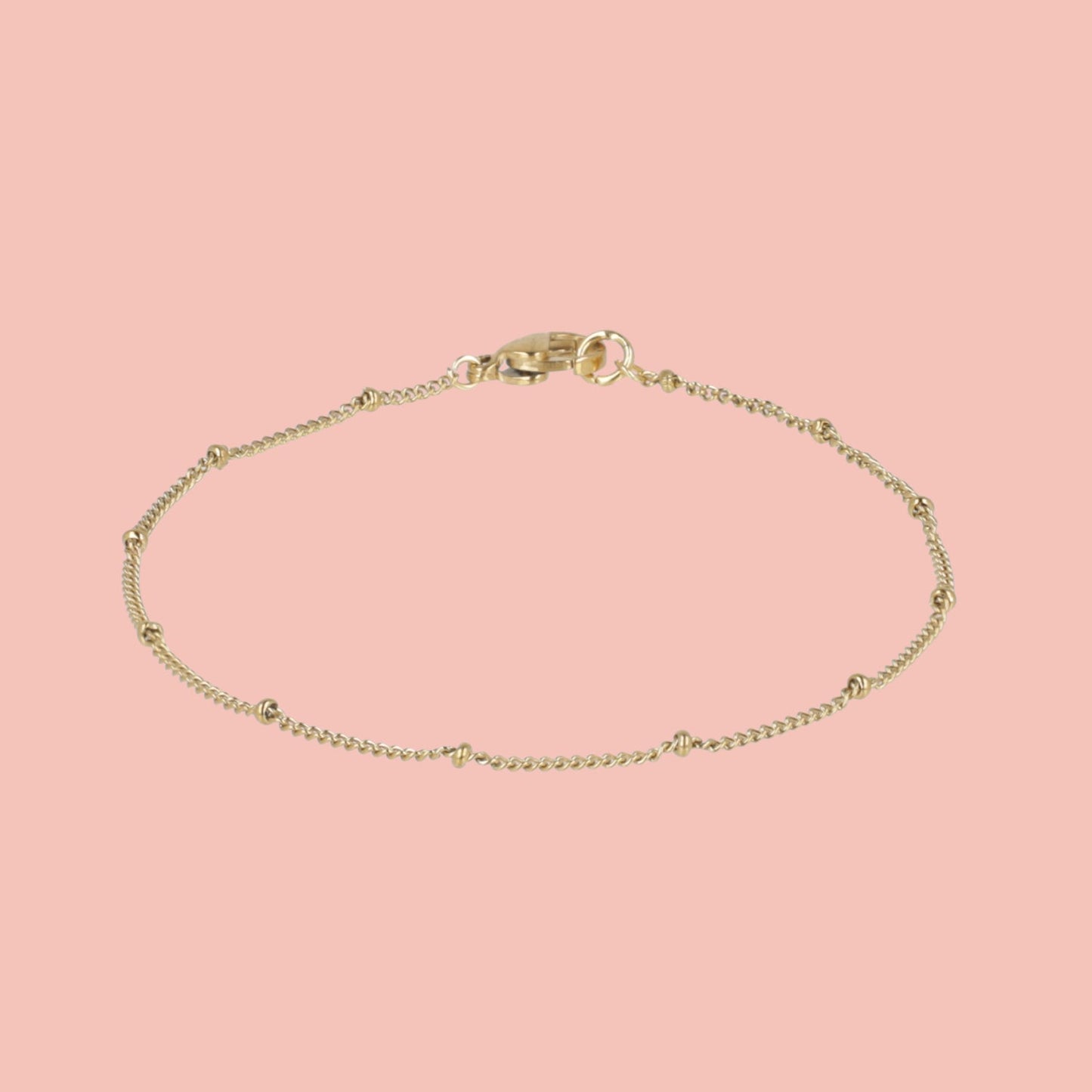 Beaded Bracelet (Gold Plated)
