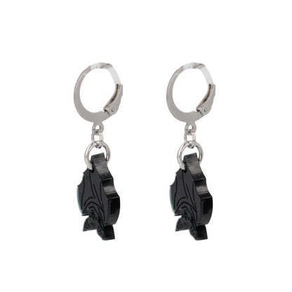 Bat Huggie Hoop Earrings