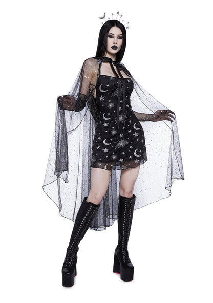 Among The Moon Dress And Headband Costume